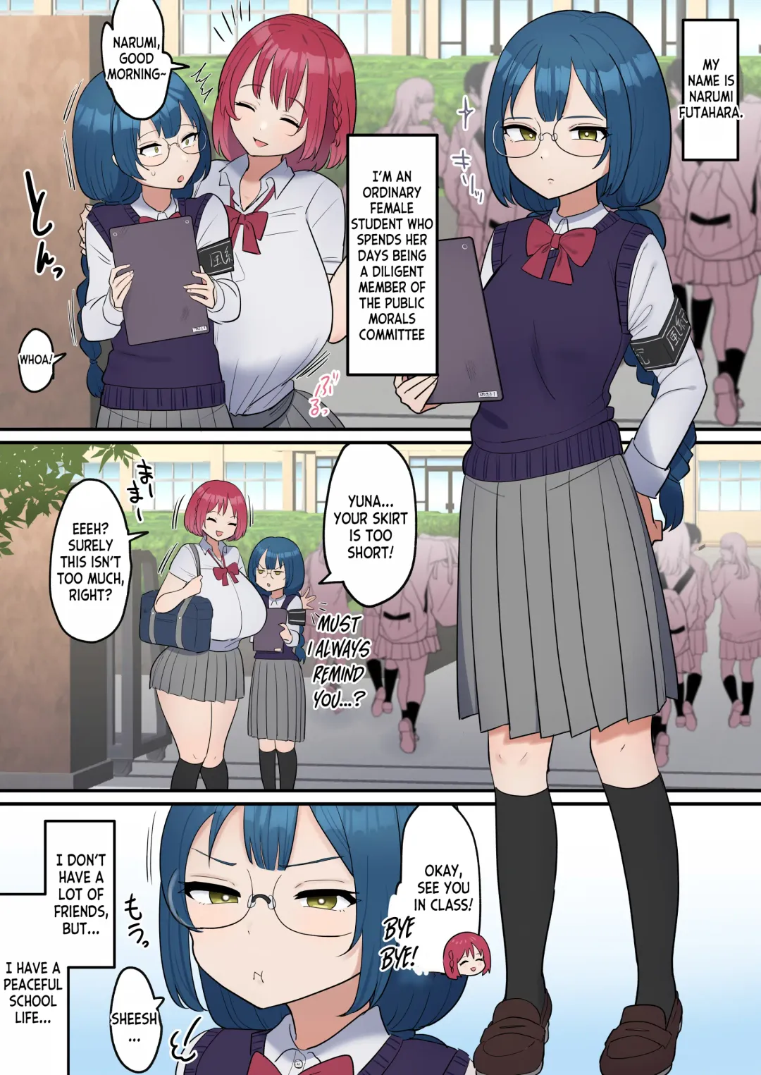 [Fence 14] Totsuzen Chinpo ga Haete Shimatta Majime Joshi, Tomodachi to Koubi Suru | The Serious girl Suddenly Grows a Dick and Fucks Her Friend Fhentai - Page 2