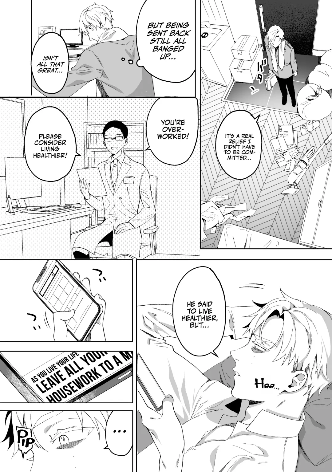 [Shikino Ito] Senzoku Maid no Natsume-kun ~Nama Onaho Maid-kun to Raburabu Ecchi~ | My Personal Maid Natsume Fhentai - Page 4