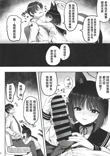 [Akiduki Akina] [Mugen@WORKS (Akiduki Akina) Yuushuudakedo shitsudo no takai sakusen sanbou (Blue Archive) [Chinese] [白杨汉化组] [Digital] Fhentai - Page 9
