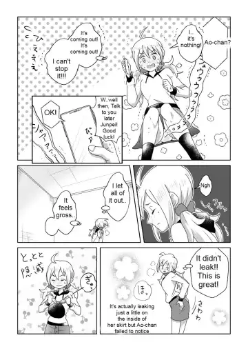 [Tourou] Otoile Gaman Dekinakute Naiteru Ao-chan mo Kawaii yo!! | Crying Because She Can't Stand the Toilet. Ao-chan is Very Cute. Fhentai - Page 22