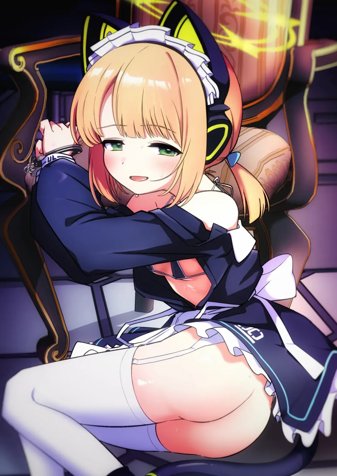 [Ereere] Iyashii Maid Midori ni Chinira Oshioki Hon | 给色气女仆小绿一些令人鸡动的教训的本子 Fhentai - Page 3