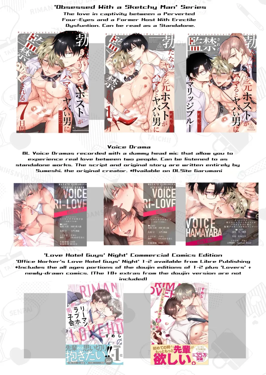 [Sumeshi] Ryman LoveHo Danshikai EROS -XL de Zetsurin na Kouhai wa Kaisha no Senpai o Shitsuketai- | Office Worker's Love Hotel 5 Guys' Night EROS ~XL Kouhai Wants to Tease His Senpai~ Fhentai - Page 56