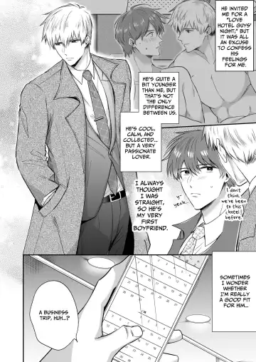[Sumeshi] Ryman LoveHo Danshikai EROS -Dekiai-kei Kouhai Kareshi ni Yoru Jirasare Nou Iki Genkai Ecchi- | Office Worker's Love Hotel 7 Guys' Night EROS - Teased and Braingasmed By My Adoring Kouhai Fhentai - Page 5