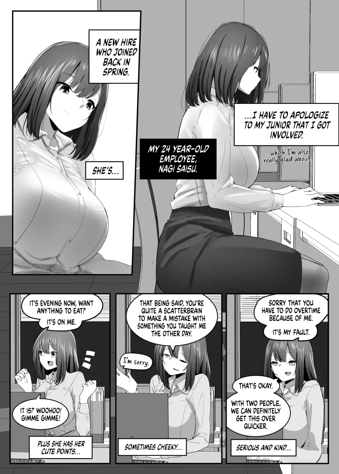 [Marushamo] Ore no Seiheki ga Kouhai ni Baretara Kouhai mo Onaji Seiheki datta | She Knows My Sexual Secret Fhentai - Page 2