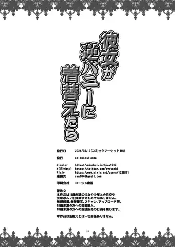 [Chiba Toshirou] Kanojo ga gyaku banii ni kigaetara Fhentai - Page 25