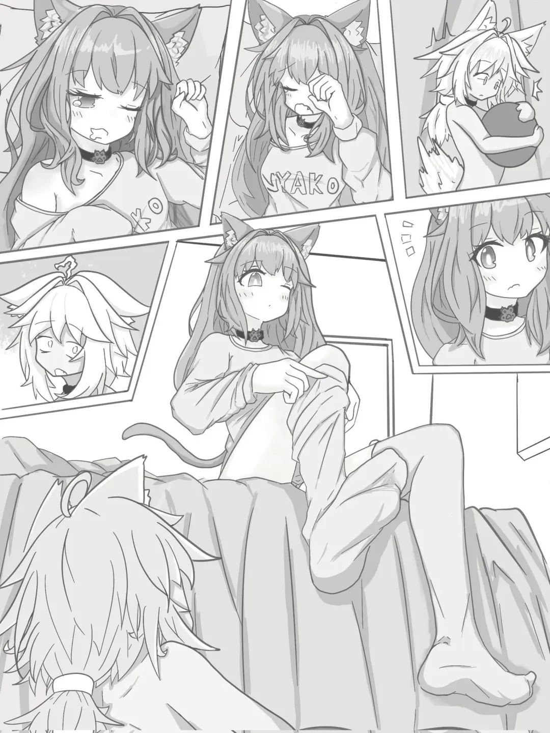 Cat and theft tiny wolf Fhentai - Page 1