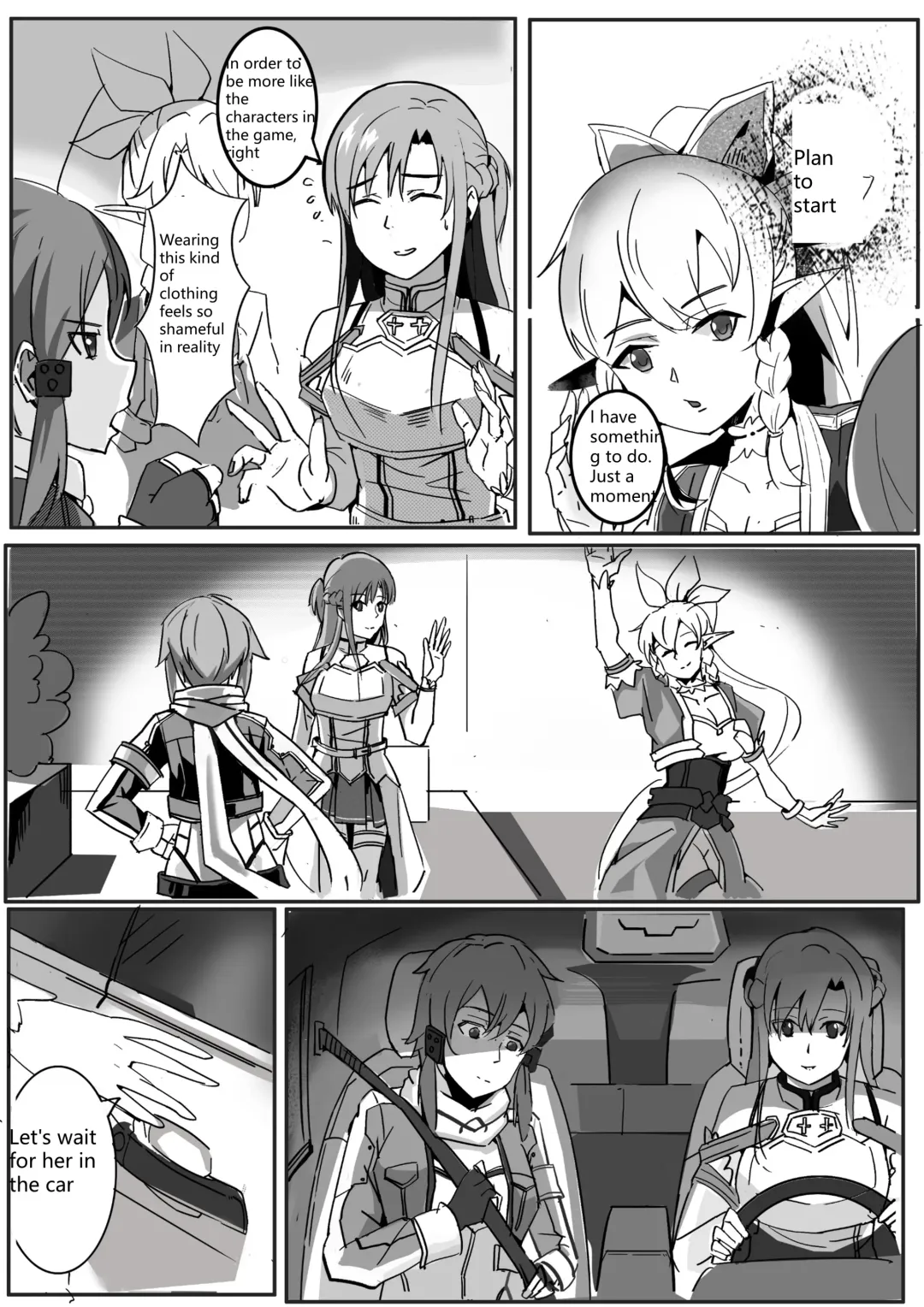 [Tsugumi] 【DID漫画】剣士、精霊と狙撃手/剑士，精灵与狙击手1-6P Fhentai - Page 14