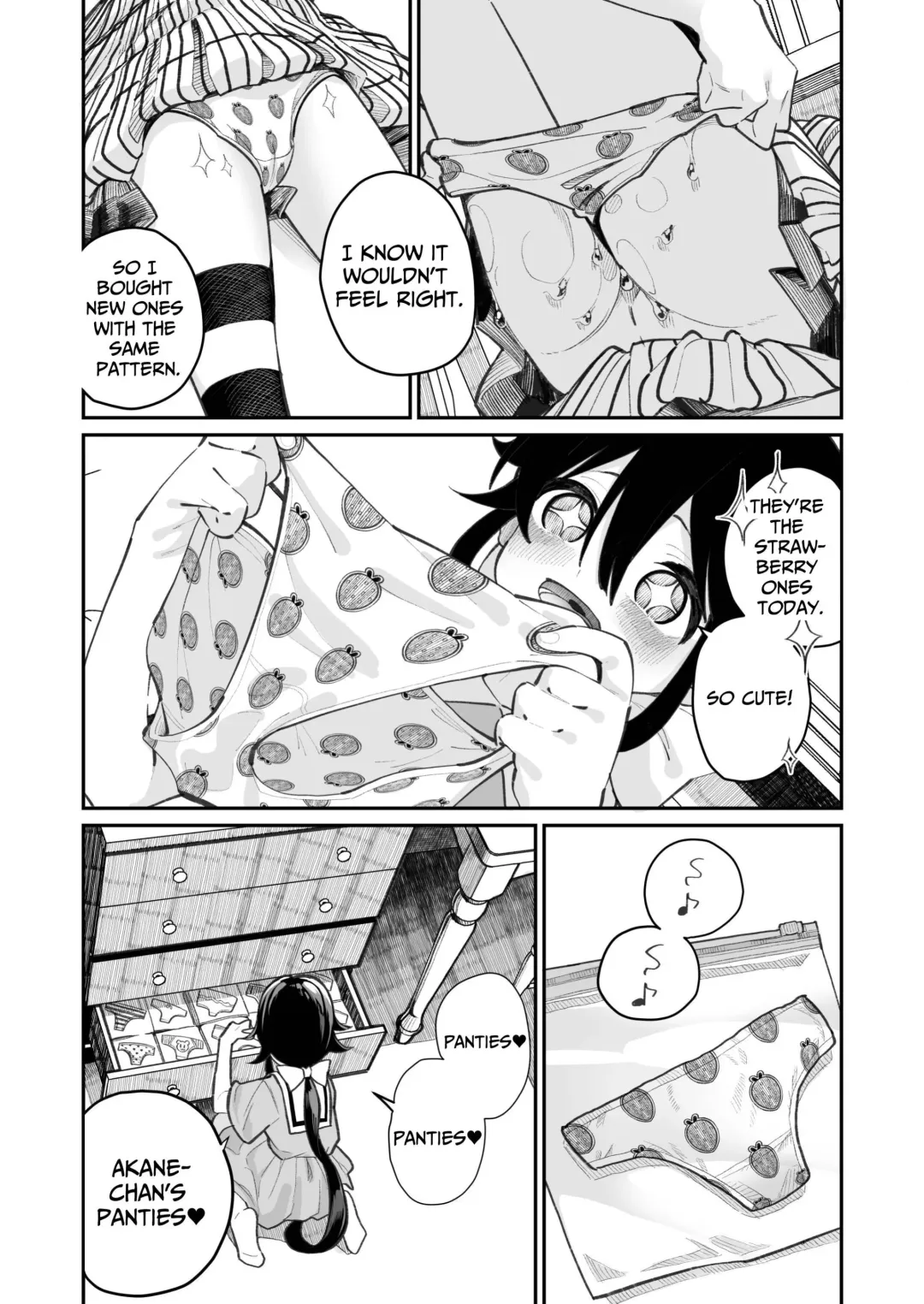 [Shiratama Moti] Pantsu Daisuki Ai-chan | Ai-chan Loves Undies Fhentai - Page 13
