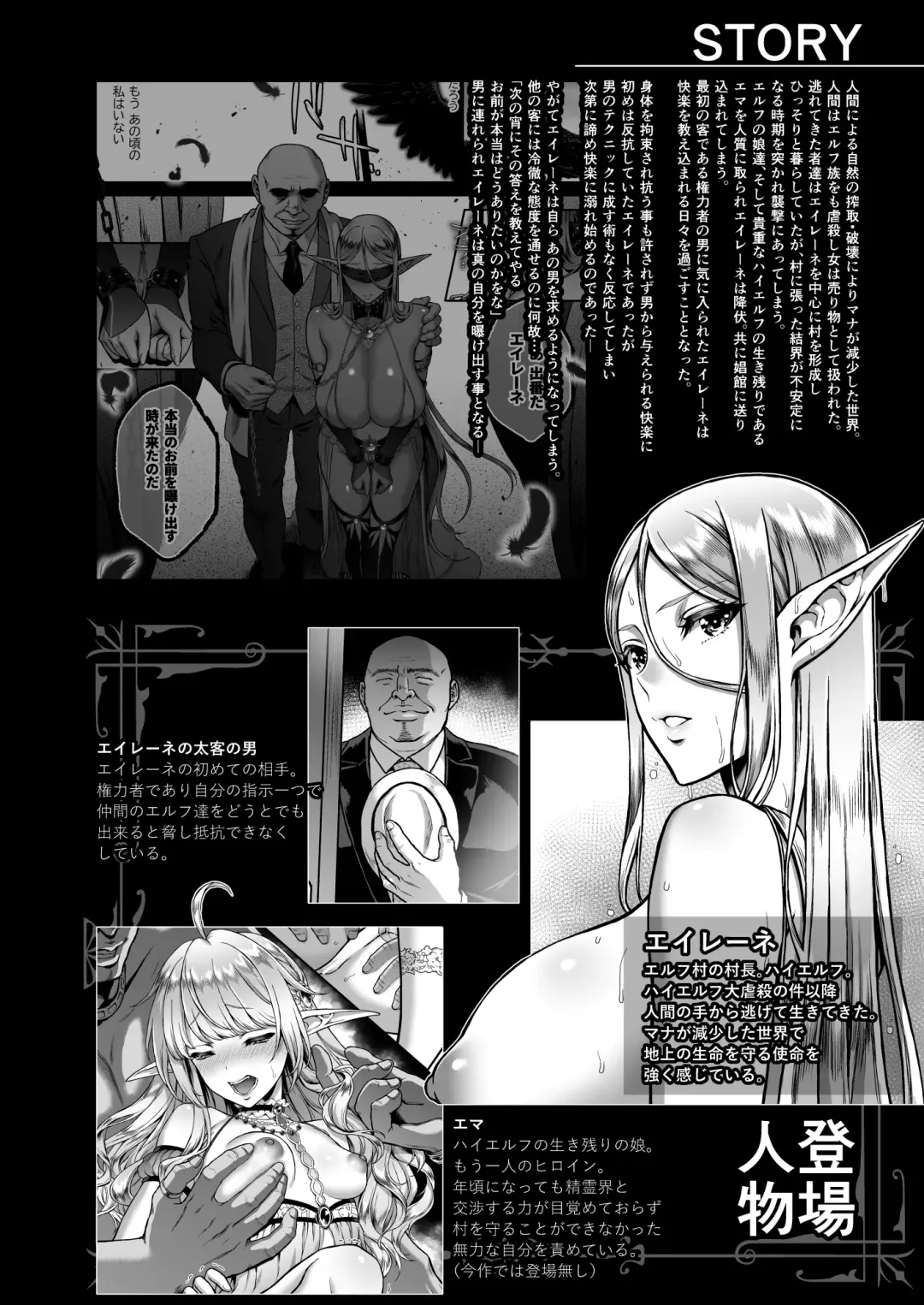 黄昏の娼エルフ7-娼婦にされた気高きハイエルフ4 Fhentai - Page 4