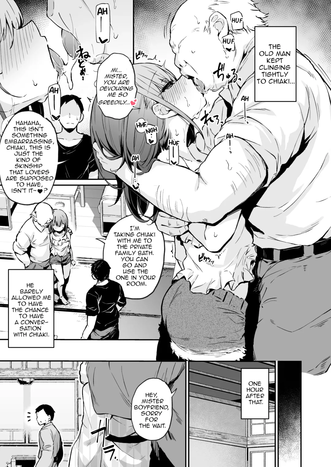 [Hitoi] Enkou Kanojo to Kengakukai 2 | Guided tour to my girlfriend's paid date 2 Fhentai - Page 12