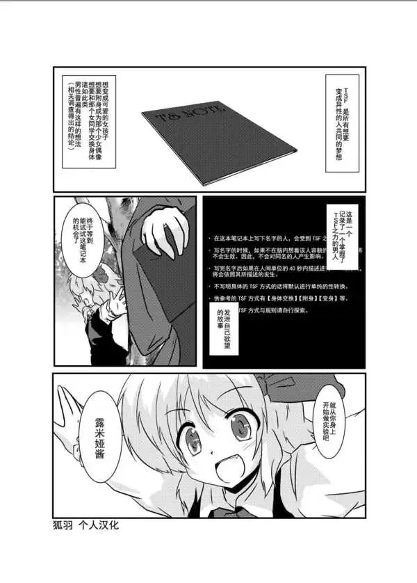 [Mikaduki Neko] Touhou TS Monogatari  ~Rumia Hen~ | 東方TS物語 ~露米娅編~ Fhentai - Page 4