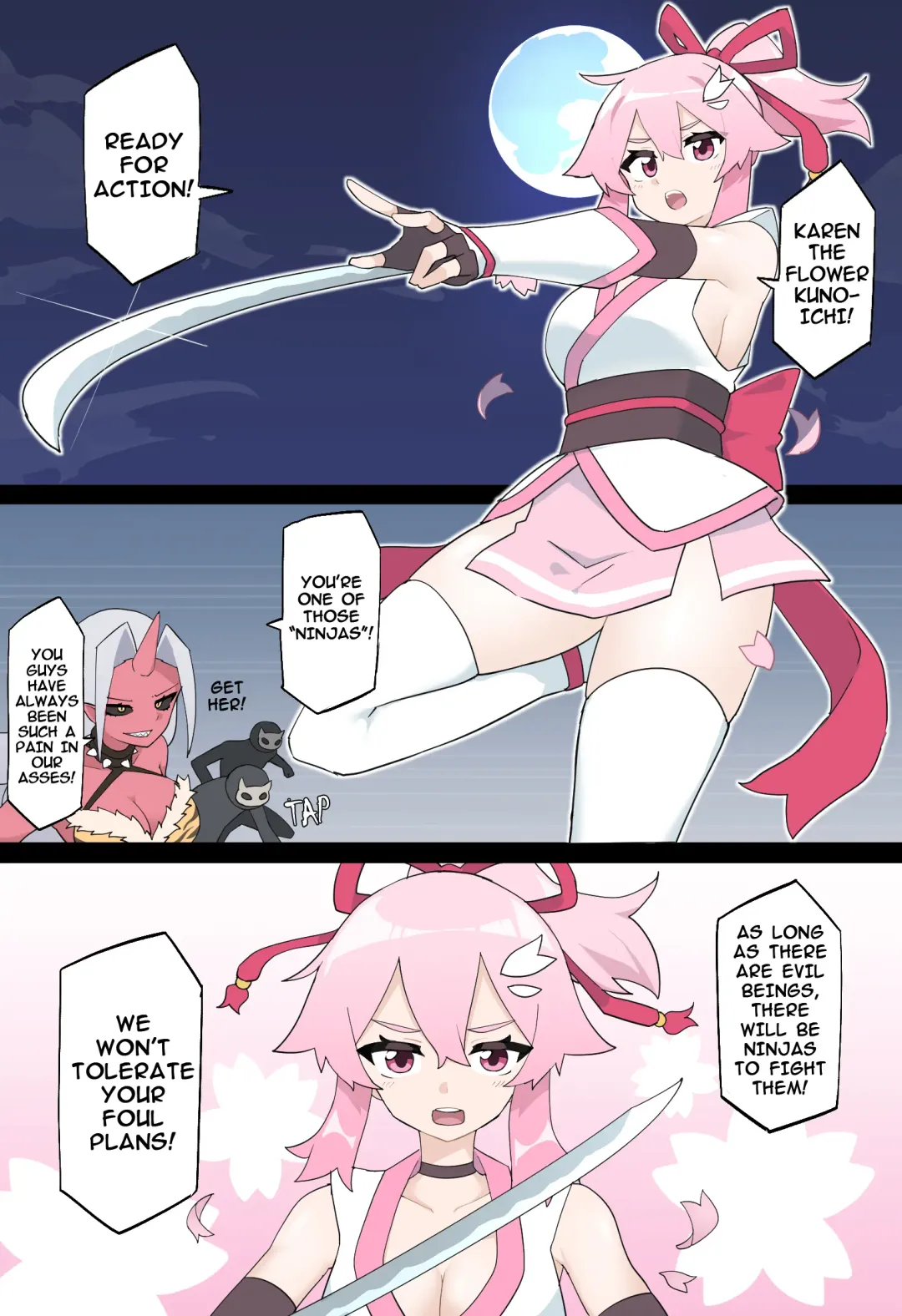 [Rioreori] Hana no Kunoichi Karen Daiikkan | Karen The Flower Kunoichi Chapter 1 Fhentai - Page 8