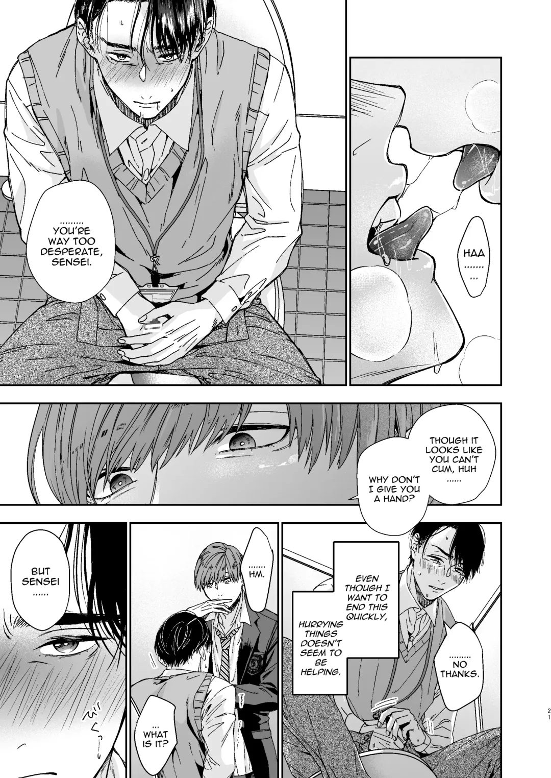 [Kyomu] Yarichin Kyoushi no Ore ga Seito ni Choukyou Sarete Mesu Ochi nante Suru Wake Nai!? | No way a Playboy Teacher like me could get Sexually Disciplined and Femcorrupted by my Student! Fhentai - Page 21