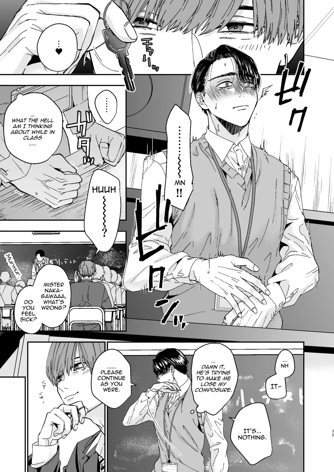 [Kyomu] Yarichin Kyoushi no Ore ga Seito ni Choukyou Sarete Mesu Ochi nante Suru Wake Nai!? | No way a Playboy Teacher like me could get Sexually Disciplined and Femcorrupted by my Student! Fhentai - Page 35