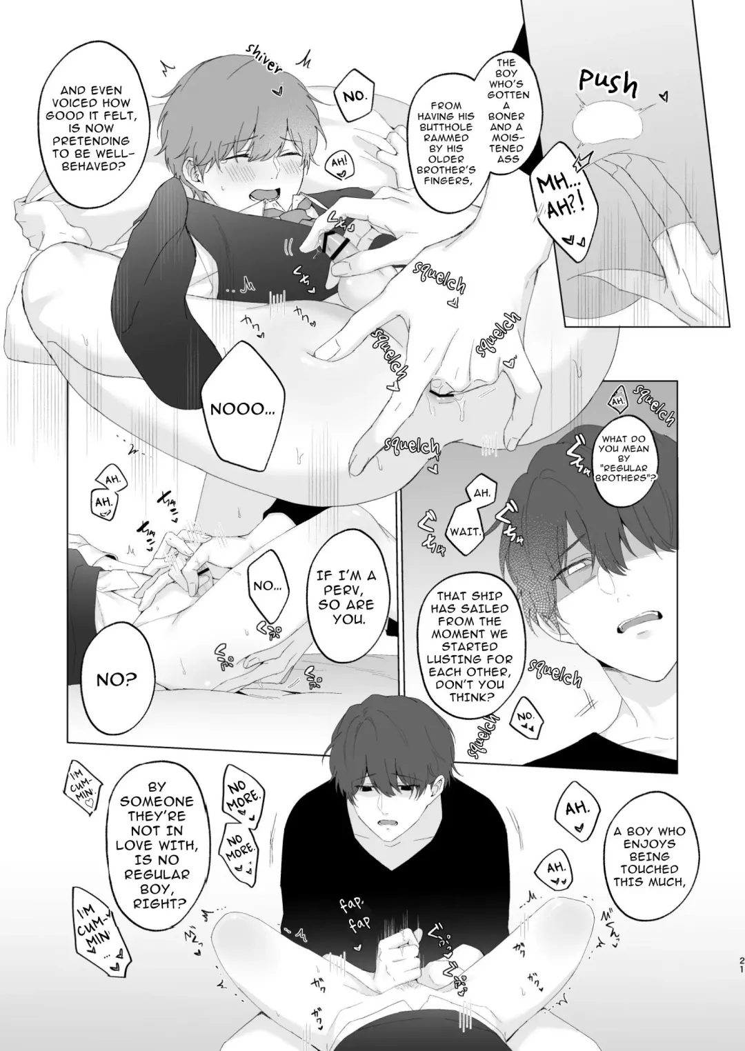 [Oimo] Souta-kun to Onii-chan | Souta and his Big Brother Fhentai - Page 21