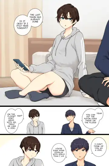 Read [Wakamatsu] Onnanoko Atsukai Shinai to Mesu Dearu Koto o Wakarasetekuru Boyish Joshi | A boyish girl who will show you that she is female if you don't treat her like one - Fhentai