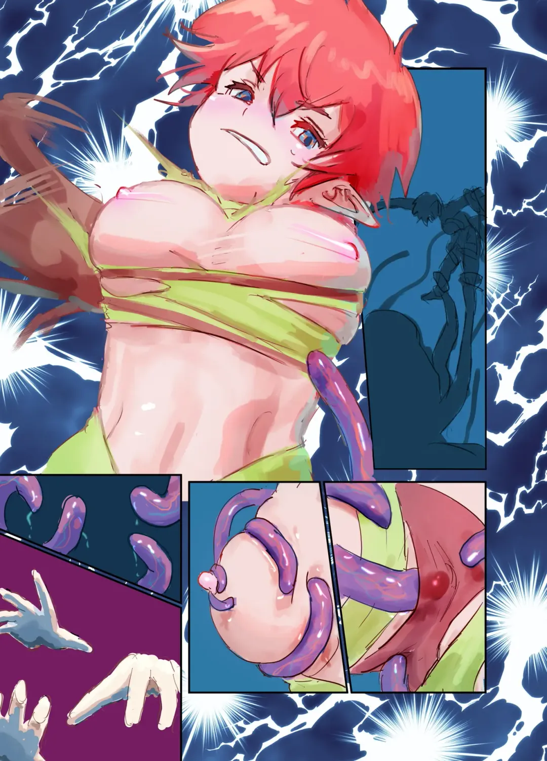 [Bionics Nattou] Kiken Shokushu Seibutsu VS Seppatsumatta Onee-chan Elf Fhentai - Page 125