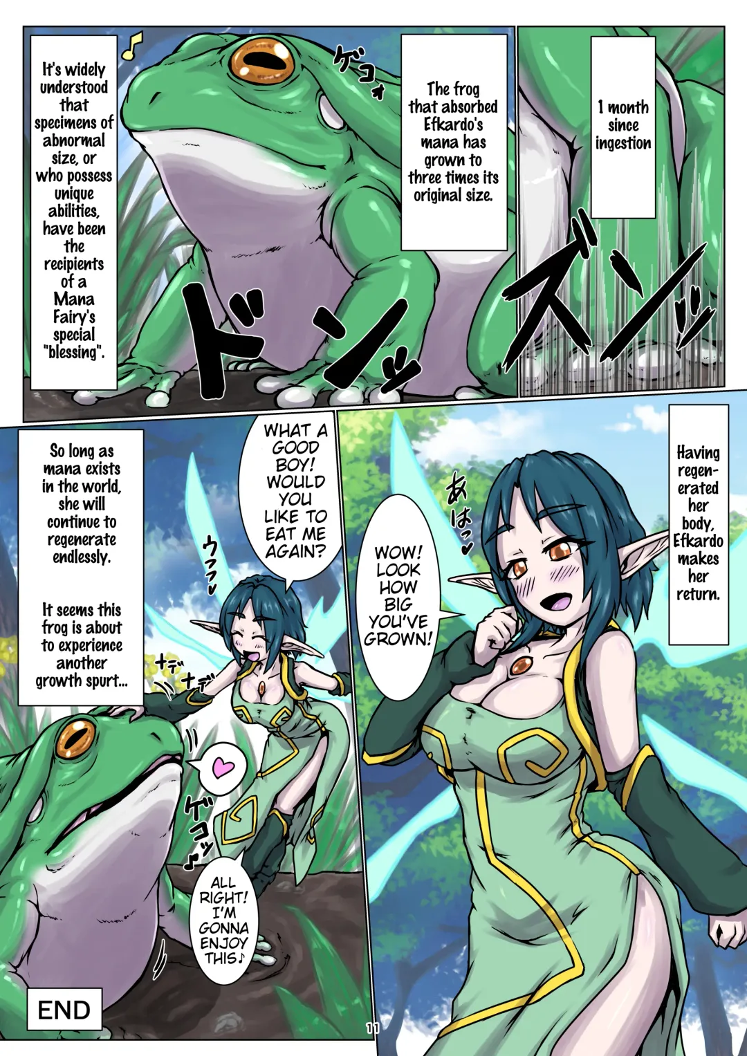 [Kaname] Vore Story ~Becoming Frog Food~ Fhentai - Page 12