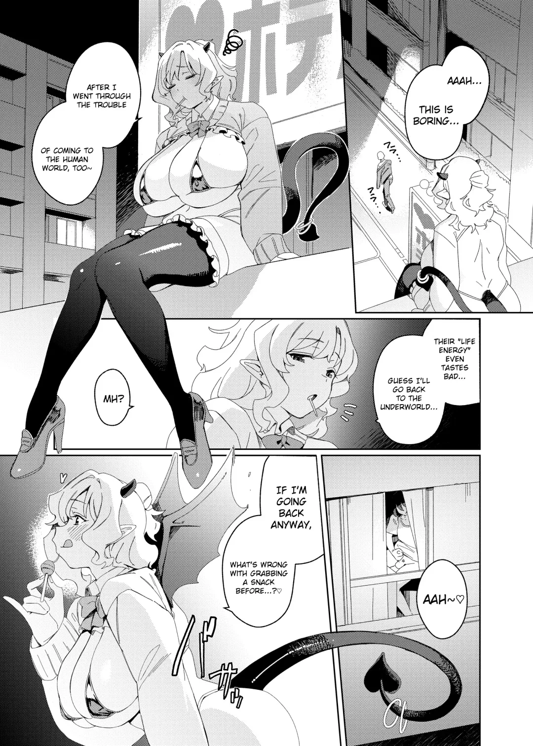[Momo No Suidousui] Gal Succubus to Futanari Neet Fhentai - Page 4