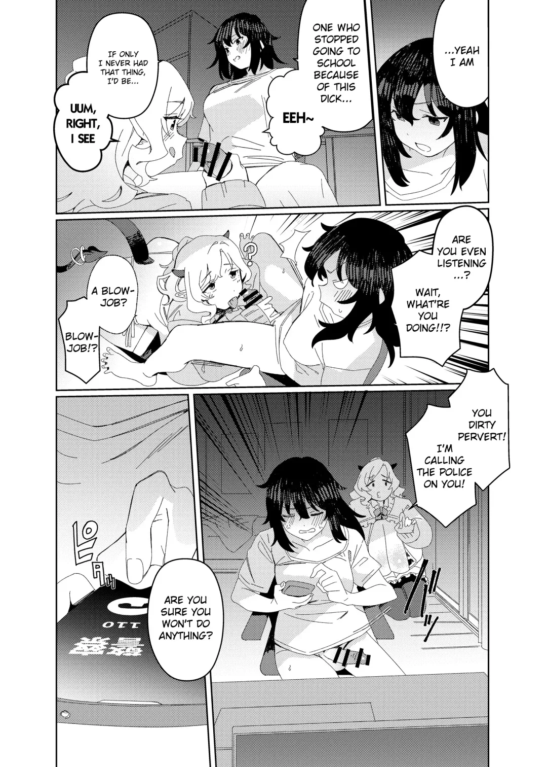 [Momo No Suidousui] Gal Succubus to Futanari Neet Fhentai - Page 8
