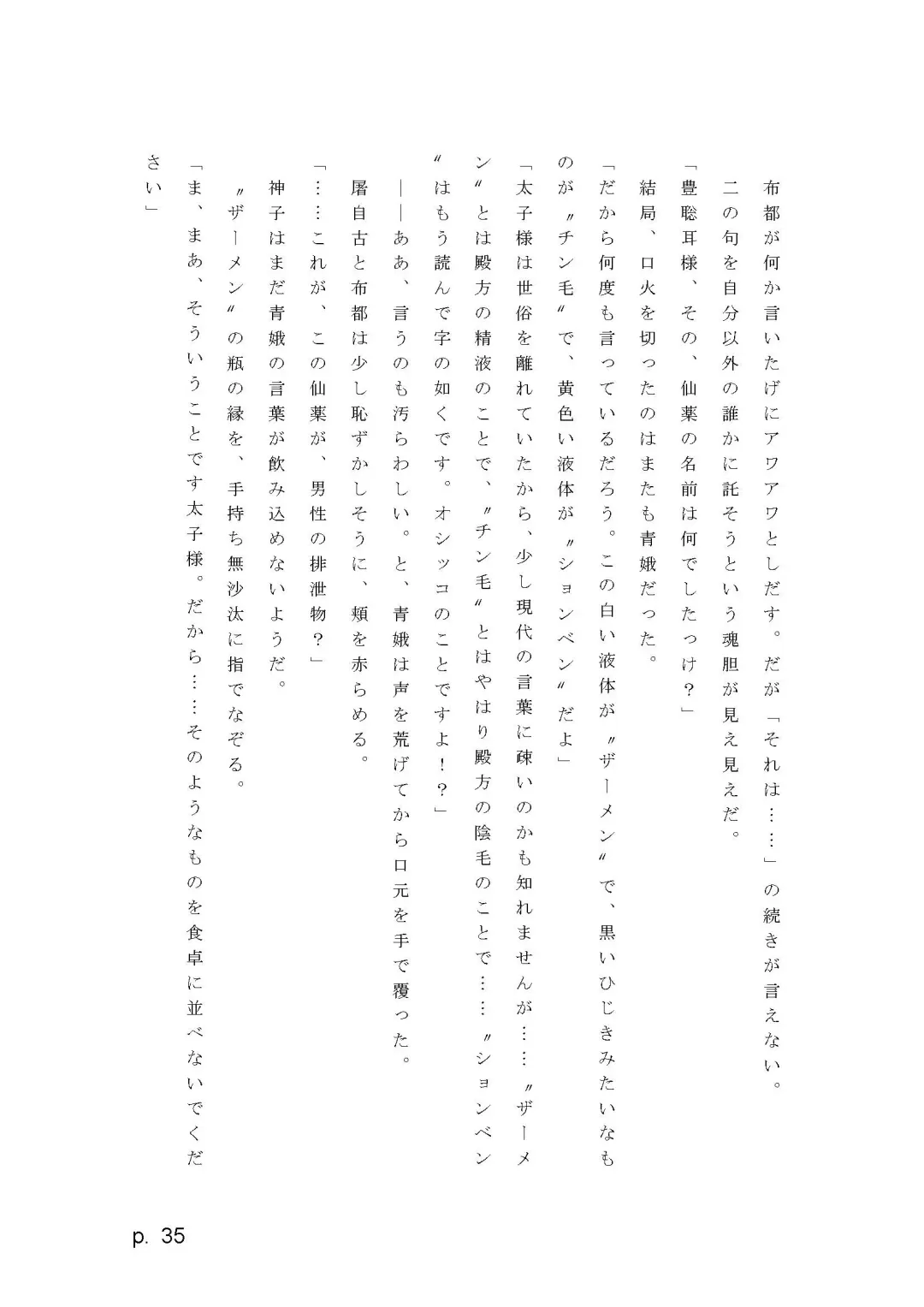 【激悪スタジオ】神子、ブザマなる変貌。【エロライトノベル】（novel）（AI使用） Fhentai - Page 35