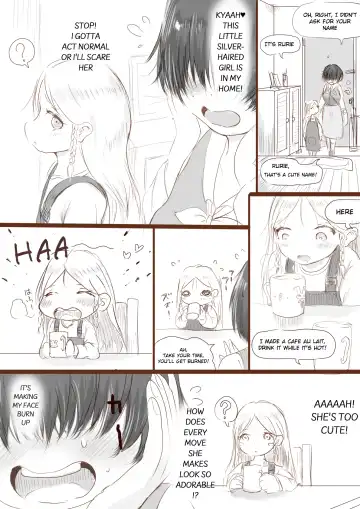 [Oden No Shima] Anraku-san wa Ginpatsu Half Shoujo wo Iyashitai Fhentai - Page 4