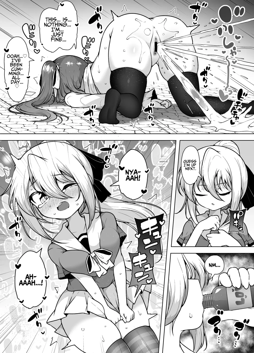 [Kento Okayama] Shiofuki no Machi "Whale Town" ~Loli Shimai no Nichijou Acme Seikatsu~ | The City Of Squirting "Whale Town" ~The Daily Orgasming Life of Two Loli Sisters Life~ Fhentai - Page 42