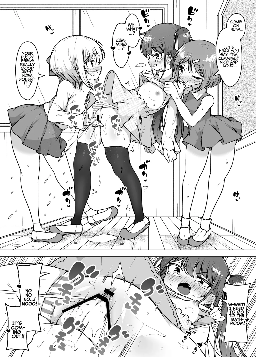 [Kento Okayama] Shiofuki no Machi "Whale Town" ~Loli Shimai no Nichijou Acme Seikatsu~ | The City Of Squirting "Whale Town" ~The Daily Orgasming Life of Two Loli Sisters Life~ Fhentai - Page 7