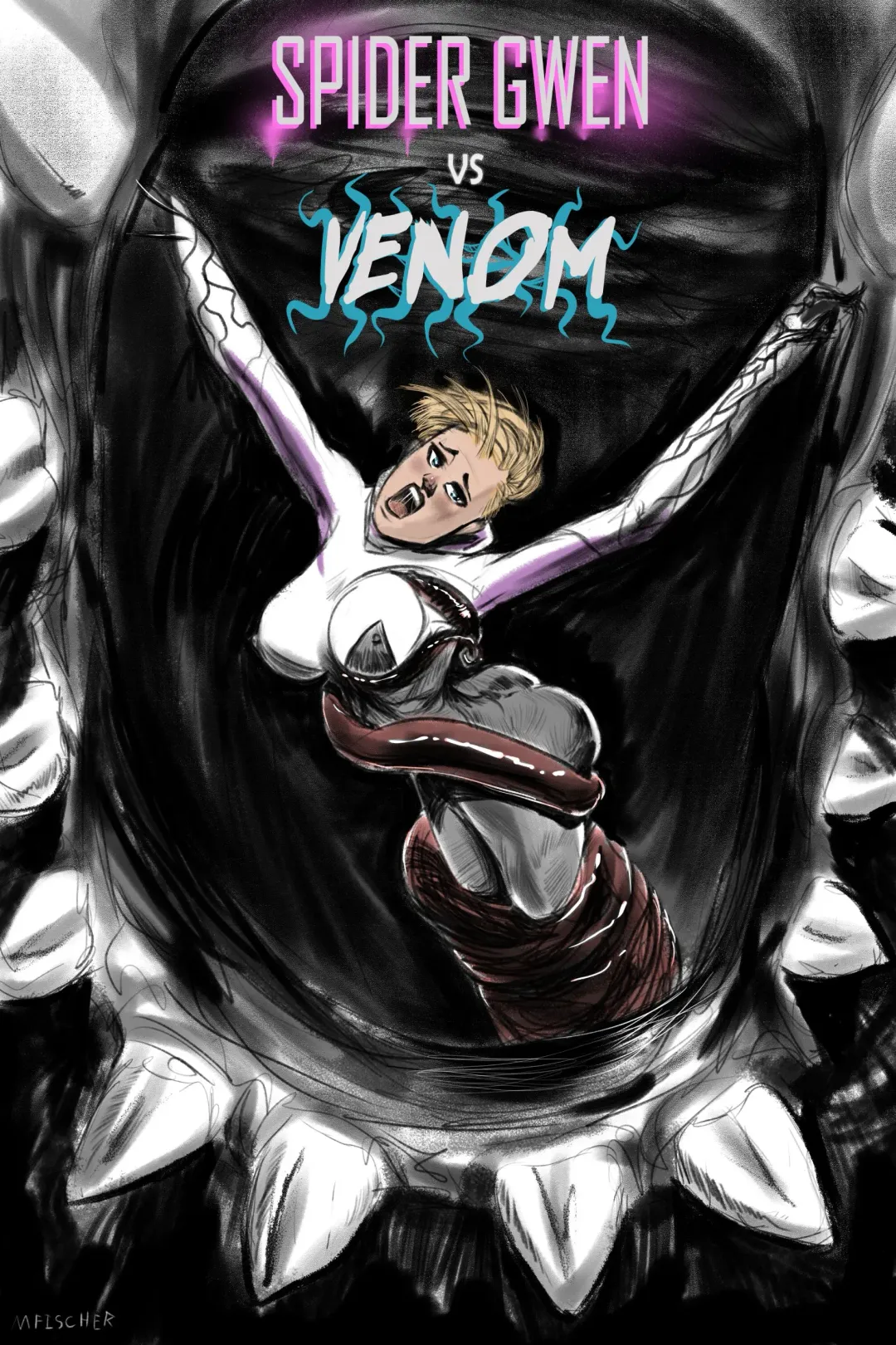 [Meinfischer] Meinfischer - Venom's Kiss: The Cumplete Saga Fhentai - Page 1