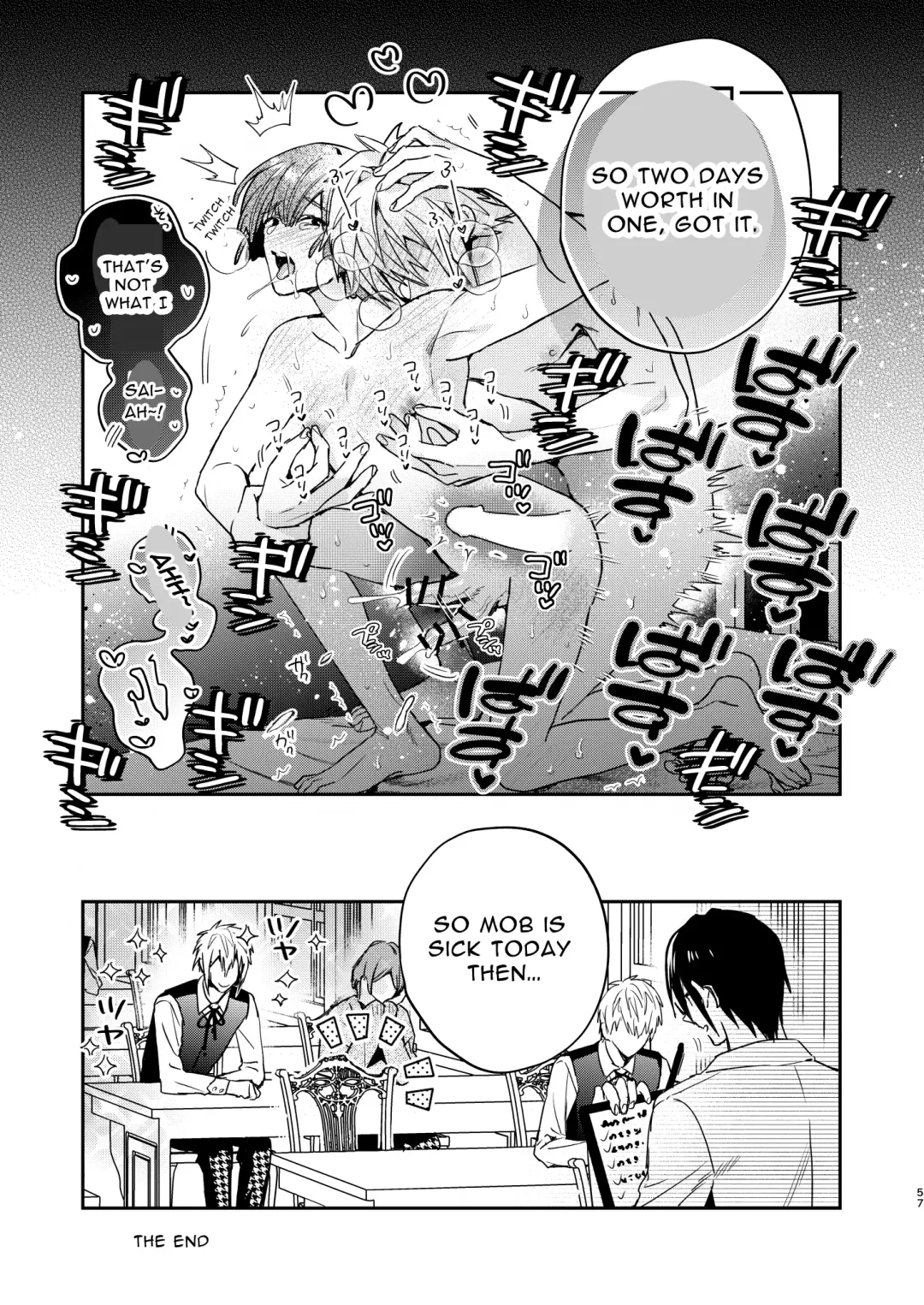 [Oova Akiru] Tensei Mob wa BL-gee no Sekai de Hamerare Kouryakusaremashita!? | Sex with the Love Interest! But I'm an NPC! 1 Fhentai - Page 57