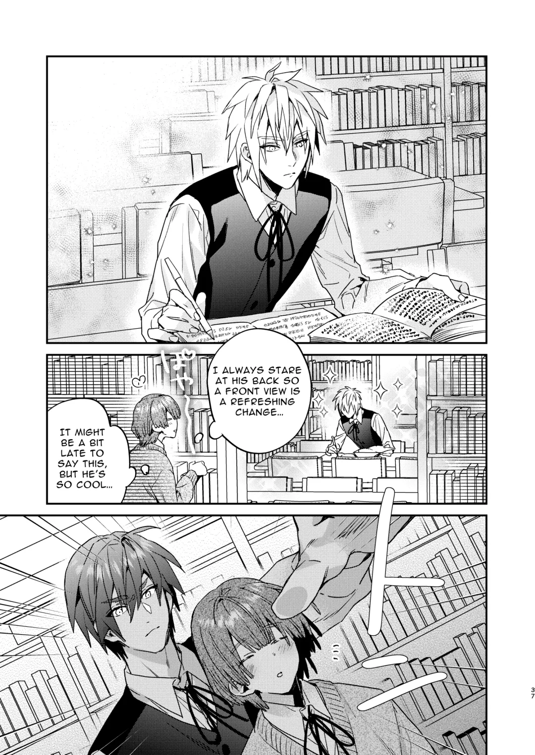 [Oova Akiru] Tensei Mob wa BL-gee no Sekai de Hamerare Kouryakusaremashita!? 2 | Sex with the Love Interest! But I'm an NPC! 2 Fhentai - Page 37