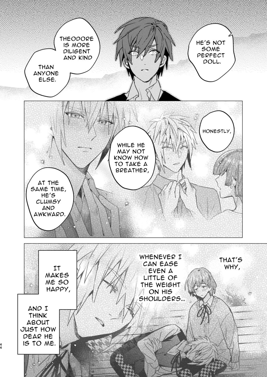 [Oova Akiru] Tensei Mob wa BL-gee no Sekai de Hamerare Kouryakusaremashita!? 2 | Sex with the Love Interest! But I'm an NPC! 2 Fhentai - Page 44