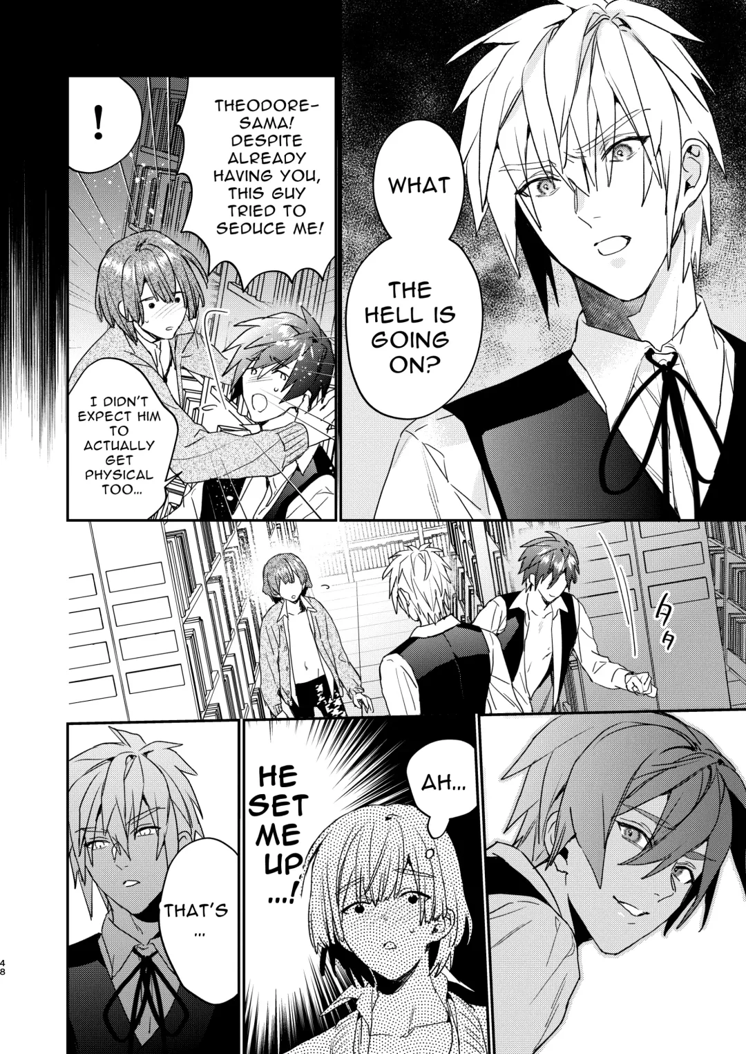 [Oova Akiru] Tensei Mob wa BL-gee no Sekai de Hamerare Kouryakusaremashita!? 2 | Sex with the Love Interest! But I'm an NPC! 2 Fhentai - Page 48