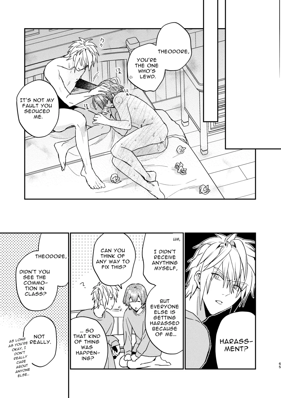 [Oova Akiru] Tensei Mob wa BL-gee no Sekai de Hamerare Kouryakusaremashita!? 2 | Sex with the Love Interest! But I'm an NPC! 2 Fhentai - Page 65
