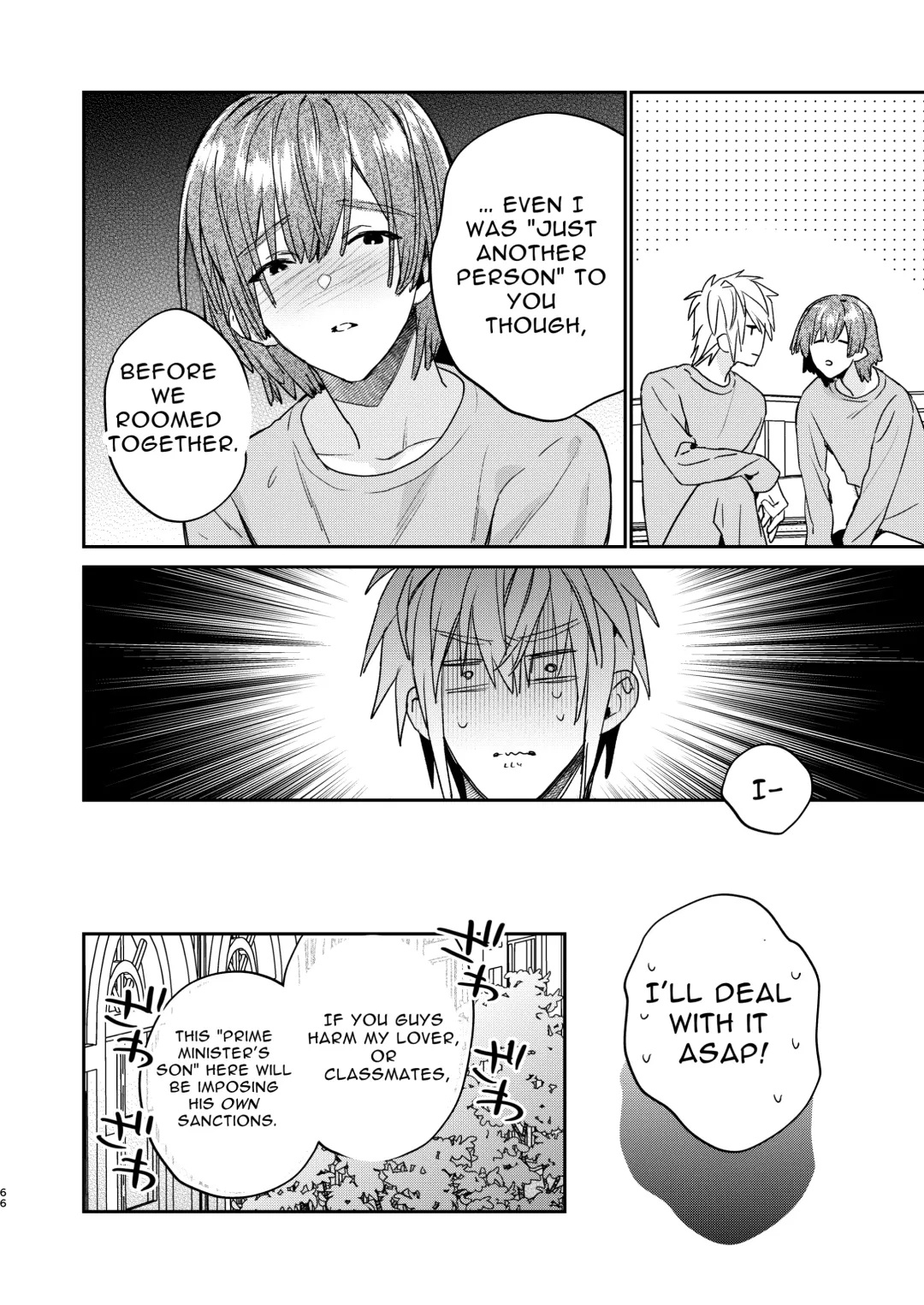 [Oova Akiru] Tensei Mob wa BL-gee no Sekai de Hamerare Kouryakusaremashita!? 2 | Sex with the Love Interest! But I'm an NPC! 2 Fhentai - Page 66