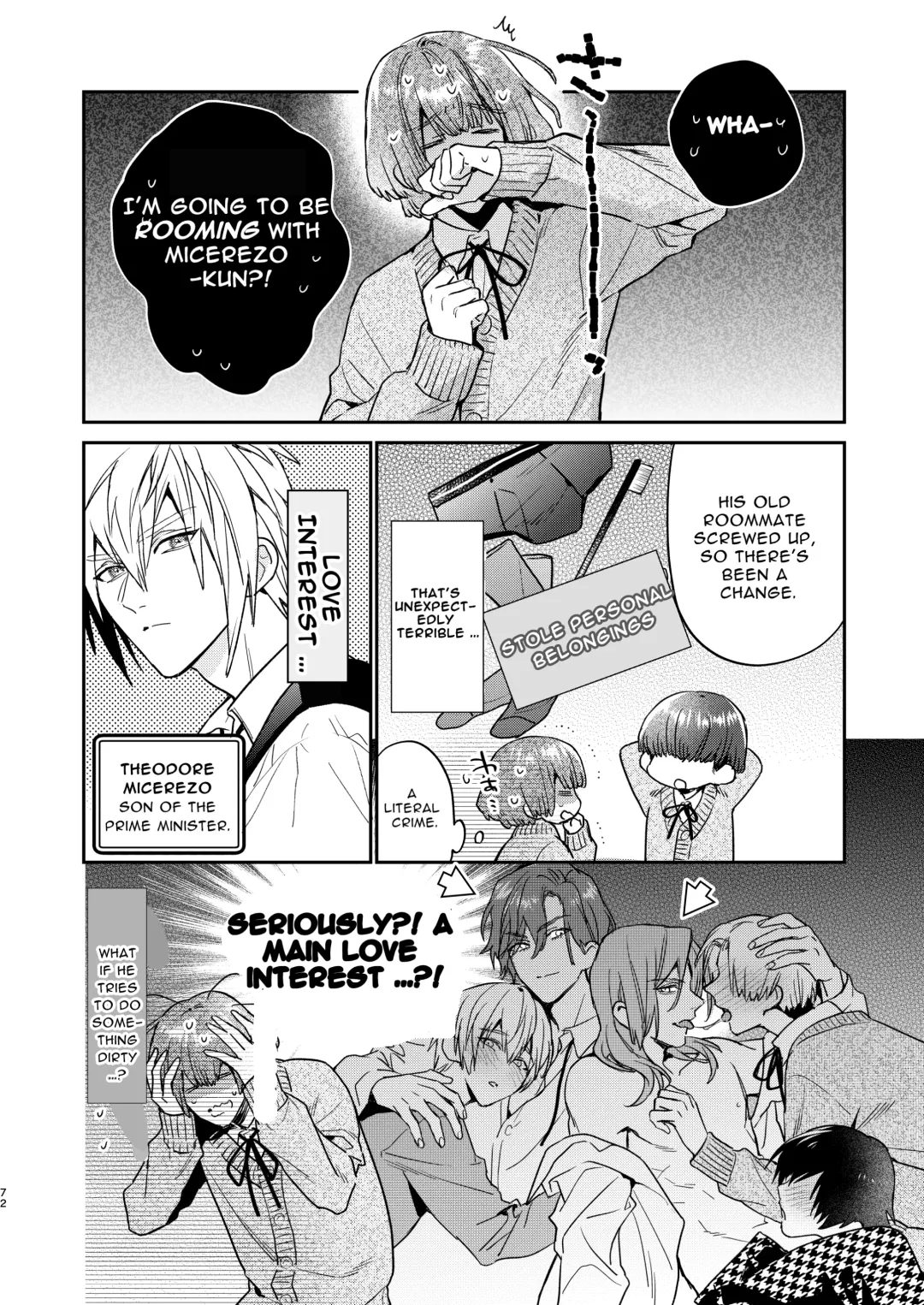 [Oova Akiru] Tensei Mob wa BL-gee no Sekai de Hamerare Kouryakusaremashita!? 2 | Sex with the Love Interest! But I'm an NPC! 2 Fhentai - Page 72