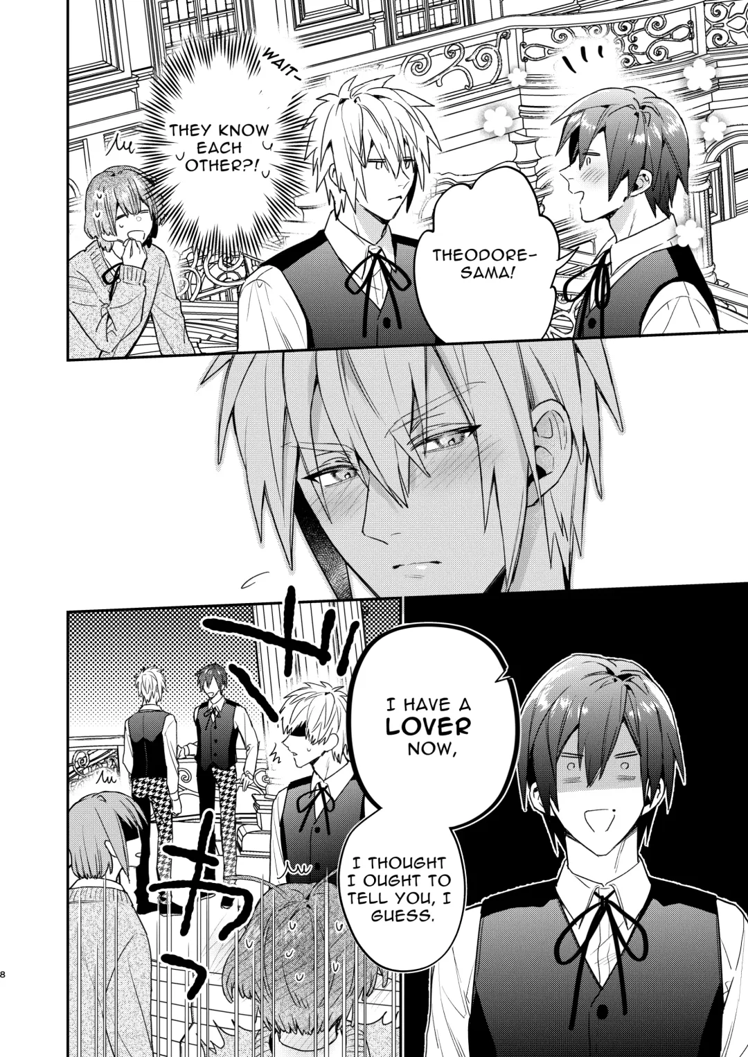 [Oova Akiru] Tensei Mob wa BL-gee no Sekai de Hamerare Kouryakusaremashita!? 2 | Sex with the Love Interest! But I'm an NPC! 2 Fhentai - Page 8