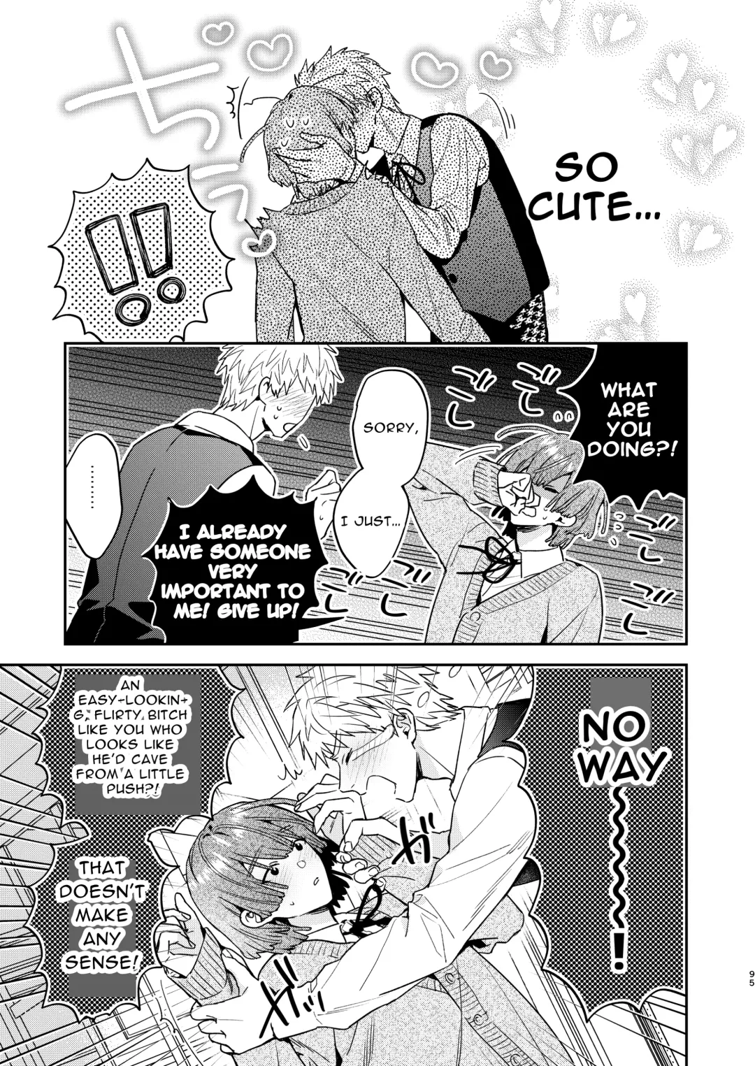 [Oova Akiru] Tensei Mob wa BL-gee no Sekai de Hamerare Kouryakusaremashita!? 2 | Sex with the Love Interest! But I'm an NPC! 2 Fhentai - Page 95