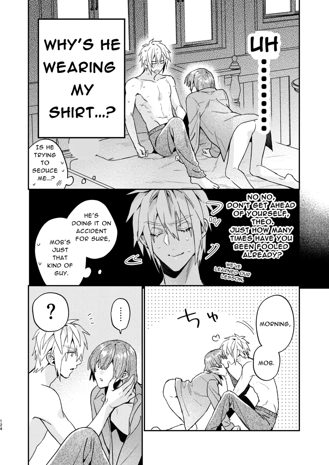[Oova Akiru] Tensei Mob wa BL-gee no Sekai de Hamerare Kouryakusaremashita!? 3 | Sex with the Love Interest! But I'm an NPC! 3 Fhentai - Page 124