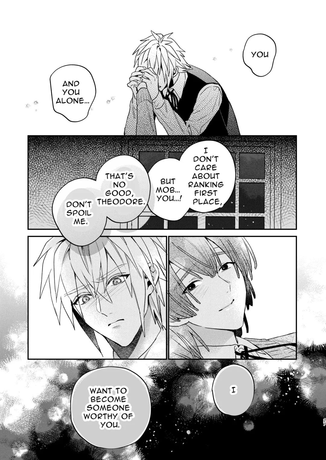 [Oova Akiru] Tensei Mob wa BL-gee no Sekai de Hamerare Kouryakusaremashita!? 3 | Sex with the Love Interest! But I'm an NPC! 3 Fhentai - Page 27