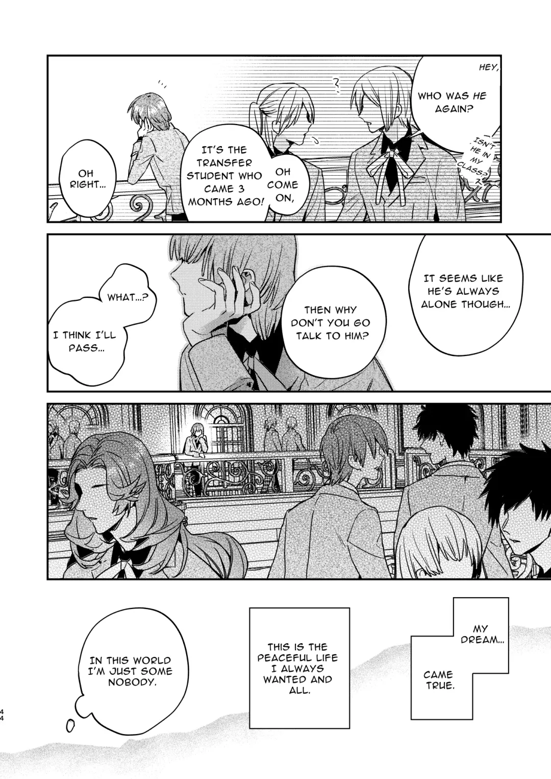 [Oova Akiru] Tensei Mob wa BL-gee no Sekai de Hamerare Kouryakusaremashita!? 3 | Sex with the Love Interest! But I'm an NPC! 3 Fhentai - Page 44