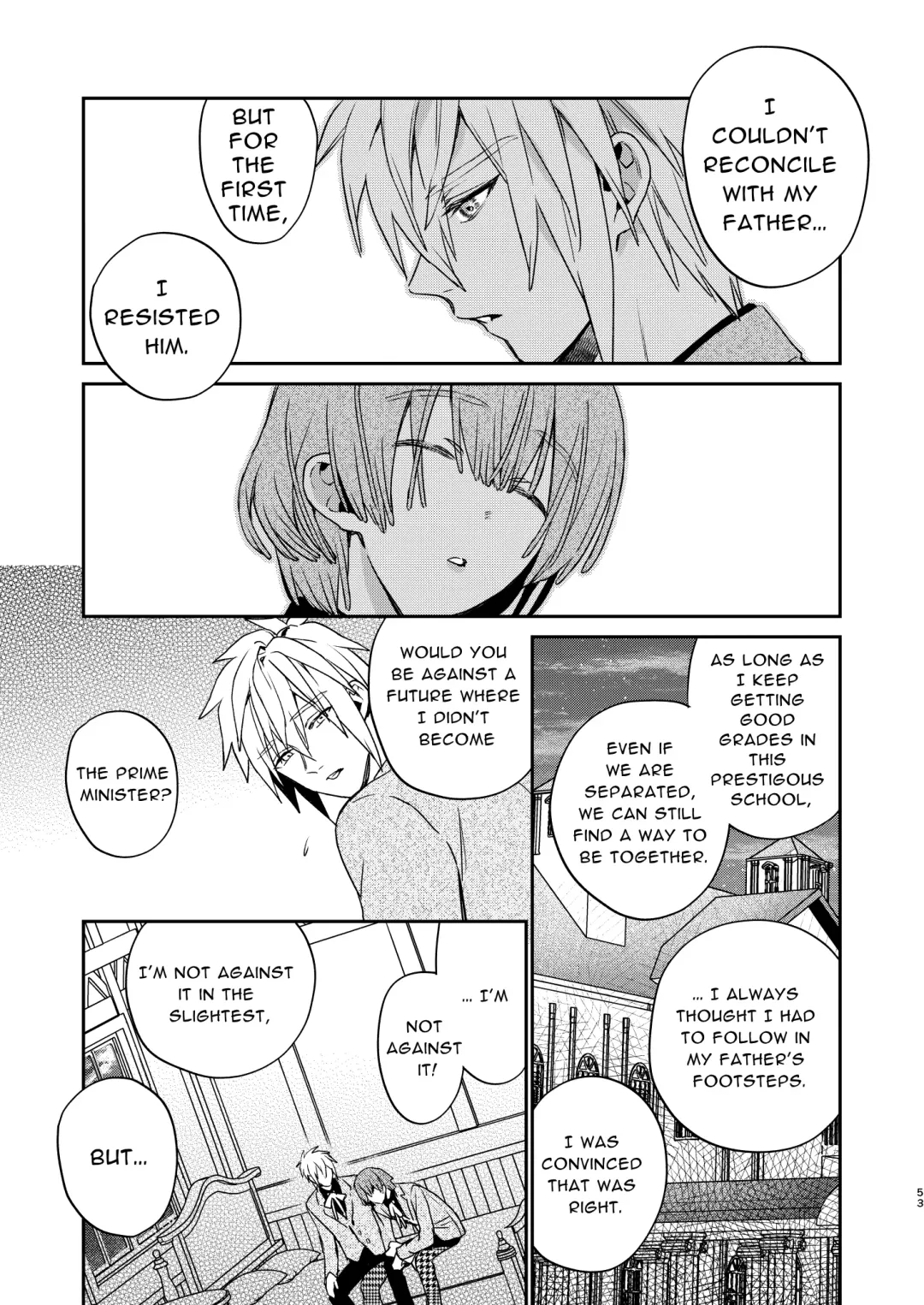 [Oova Akiru] Tensei Mob wa BL-gee no Sekai de Hamerare Kouryakusaremashita!? 3 | Sex with the Love Interest! But I'm an NPC! 3 Fhentai - Page 53