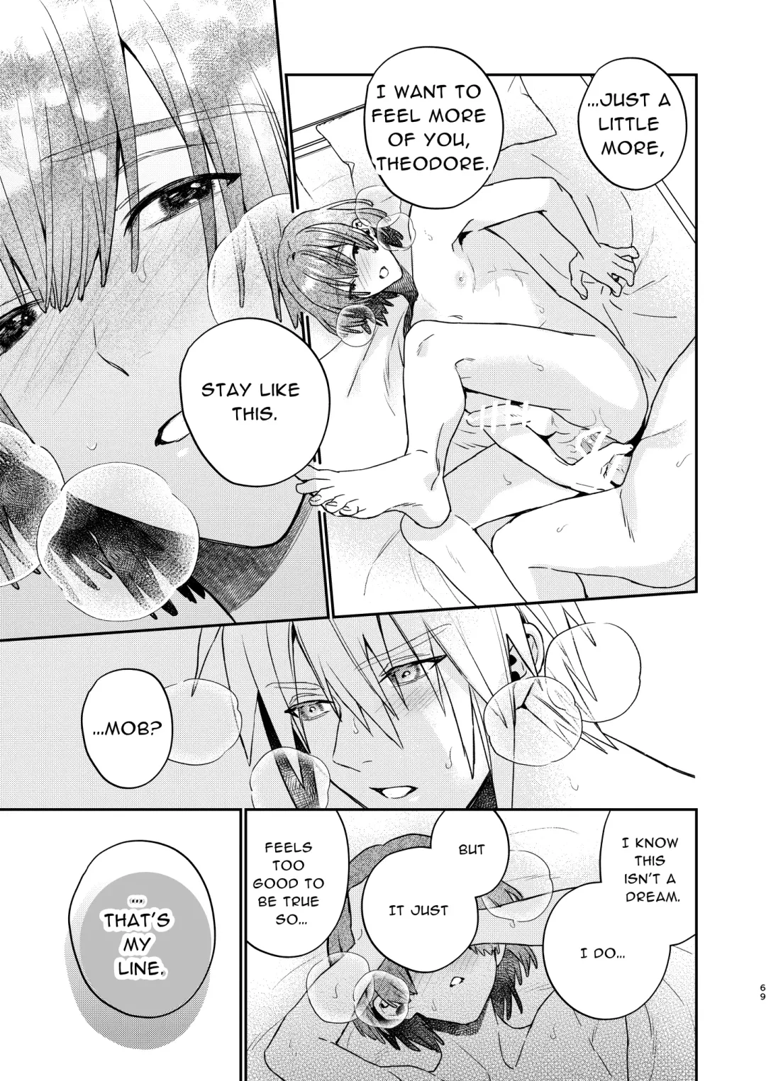 [Oova Akiru] Tensei Mob wa BL-gee no Sekai de Hamerare Kouryakusaremashita!? 3 | Sex with the Love Interest! But I'm an NPC! 3 Fhentai - Page 69