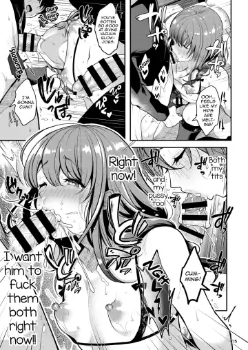 [Menoko] Senpai no Oppai ~Gaman Hen~ Fhentai - Page 17