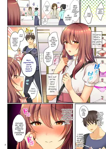 [Menoko] Senpai no Oppai ~Josou Date Hen~ Fhentai - Page 3