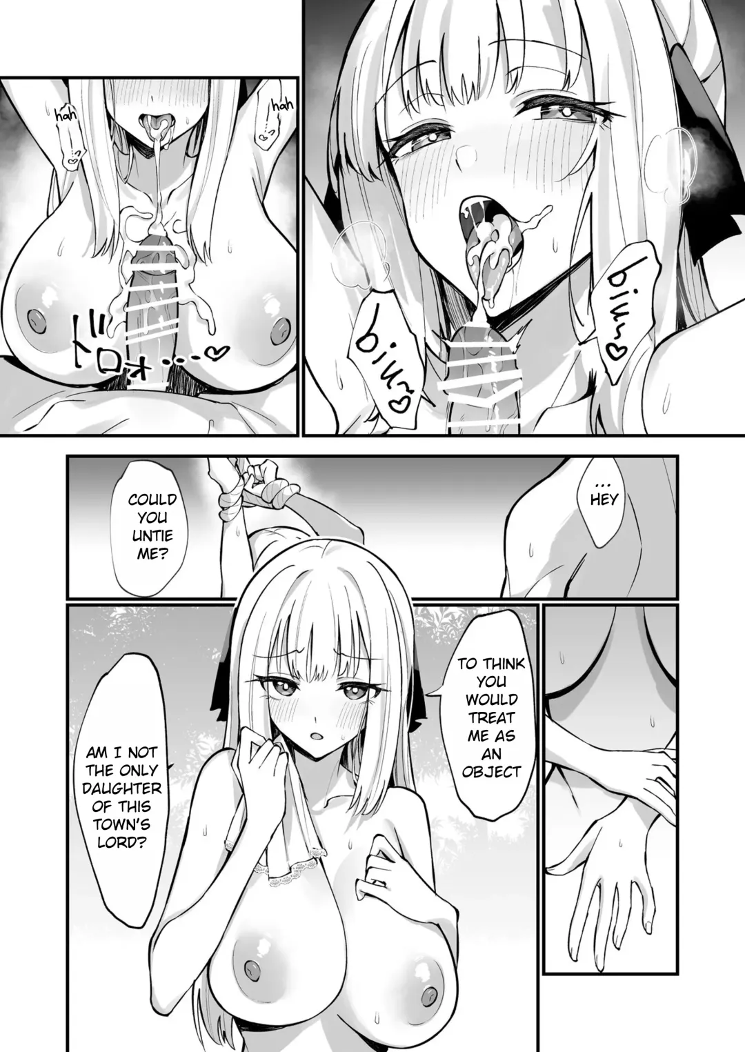 [Unacchi] Ojousama Kanzen Haiboku.~Taisetsu ni Sodaterareta Kizoku Musume ga Jibun kara Shomin Ochinpo Onedari Surumade~ Fhentai - Page 38