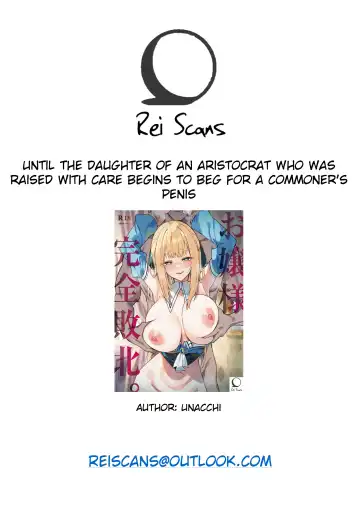 [Unacchi] Ojousama Kanzen Haiboku.~Taisetsu ni Sodaterareta Kizoku Musume ga Jibun kara Shomin Ochinpo Onedari Surumade~ Fhentai - Page 50