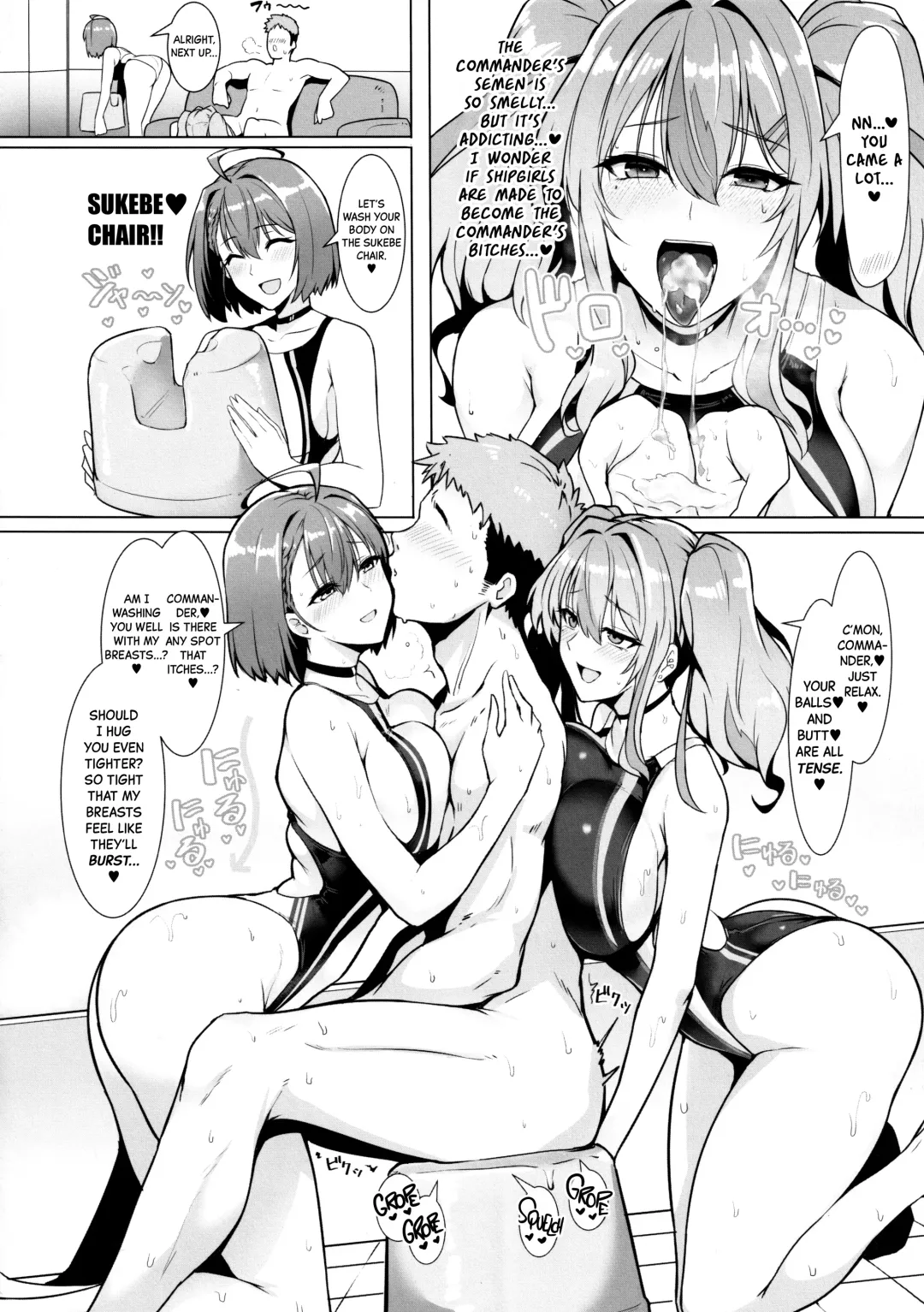 [Halcon] Shikikan Senyou Baltimore-kyuu Kyouei Mizugi Soapland | Commander's Exclusive Baltimore-class Racing Swimsuit Soapland Fhentai - Page 9