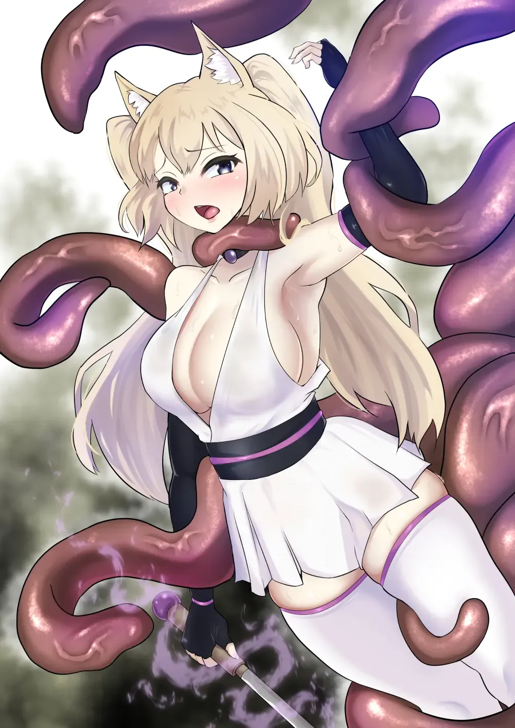 Choukoujinki Hikari Chou Tsuyotsuyo Bishoujo Gyaru Senshi ga Gekishuu-zeme to Shokushu-zeme de Chou Yowayowa ni!? Saikyou Hentai Kaijin ni Yodoushi Ryoujoku sareru Hanashi Fhentai - Page 43