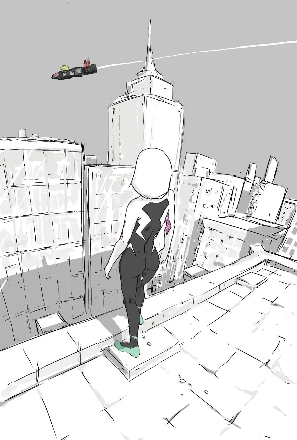 [Aporon] Haramase Gwen-chan | Impregnated Gwen Fhentai - Page 8